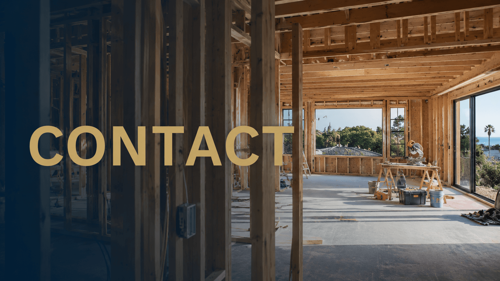 Reviewing architectural plans on a job site
